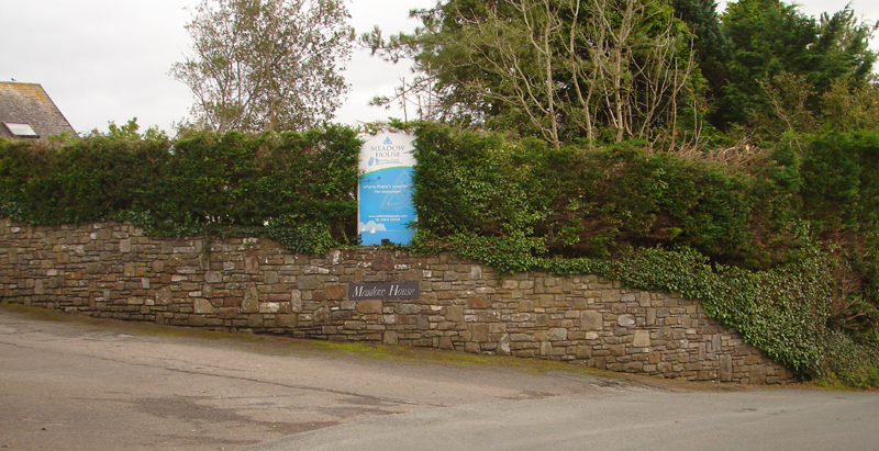 The entrance to Meadow House